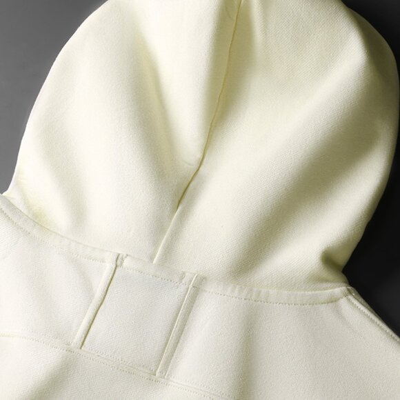 Rhude Beige Racing Car & Palm Tree Graphic Print Hoodie - Picture 7 of 7